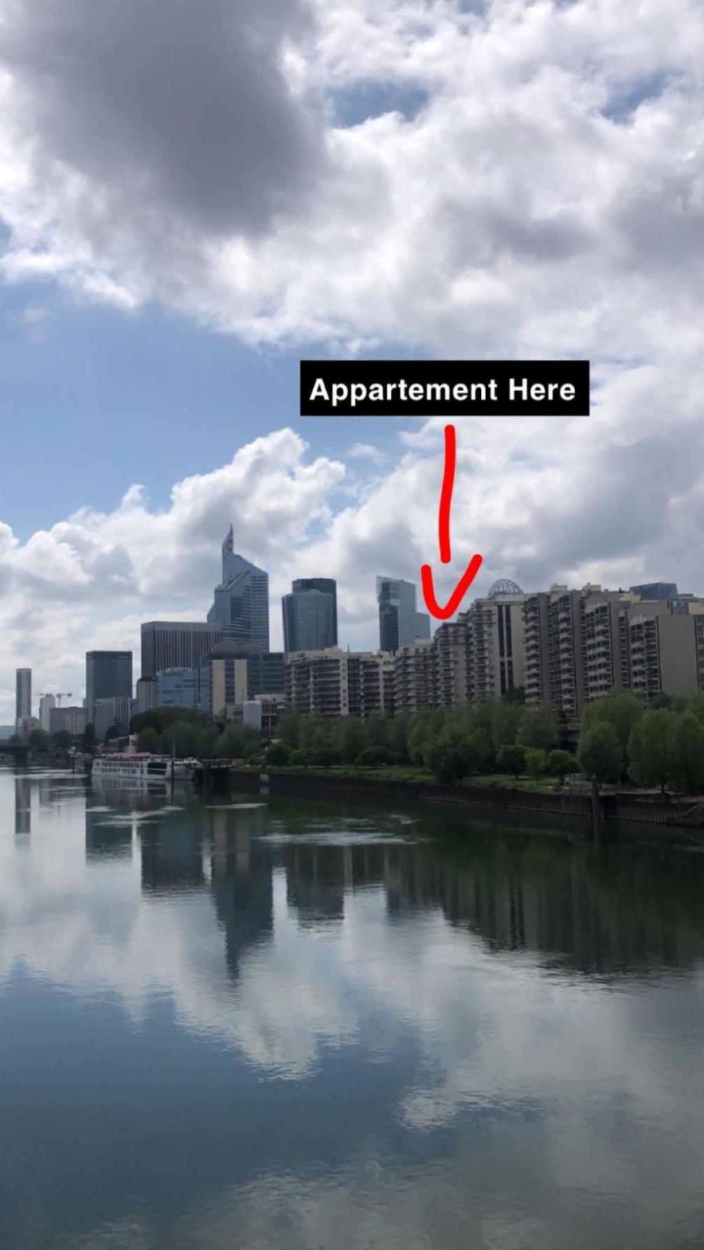 Appartement 85M2 La Defense, Free Parking,Balcony Курбевуа Екстер'єр фото